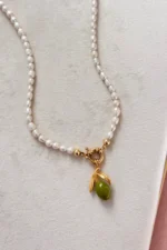 Olive Model İnci Kolye - Görsel 3