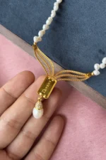 Akasya Model Gram Altın Uyumlu İnci Set - Görsel 5